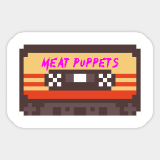 Meat Puppets 8bit cassette Sticker